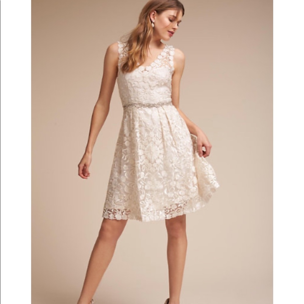 BHLDN Collins Cream Dress - NWT - Size 6